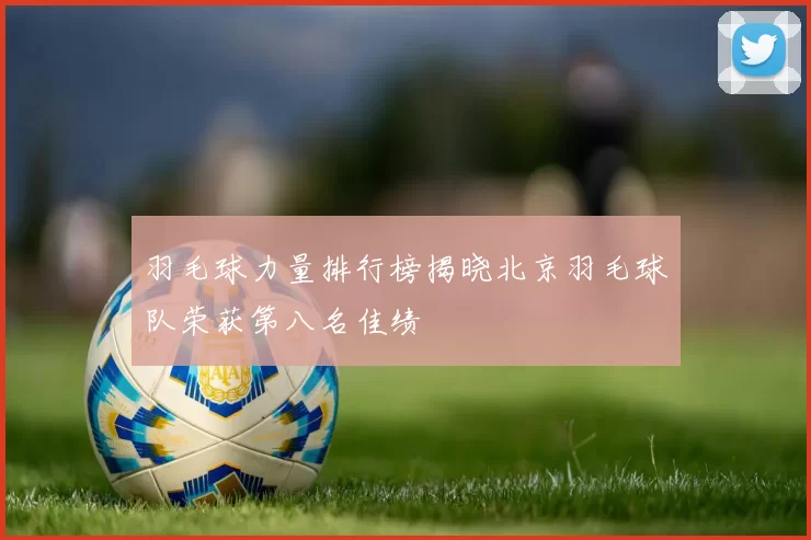 羽毛球力量排行榜揭晓北京羽毛球队荣获第八名佳绩